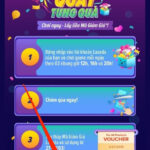 Hướng dẫn chơi LazGame săn mã giảm giá
