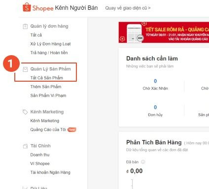 Bán hàng Shopee: Hướng dẫn cập nhật sản phẩm hàng loạt
