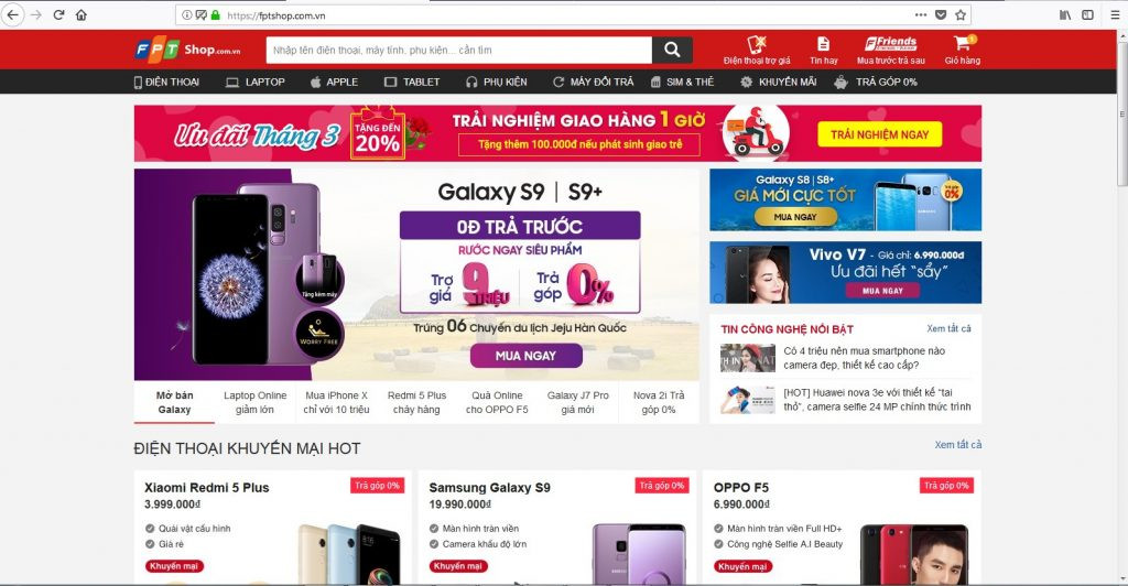 Hướng dẫn mua hàng tại FPTShop.com.vn – Tổng đài FPTShop