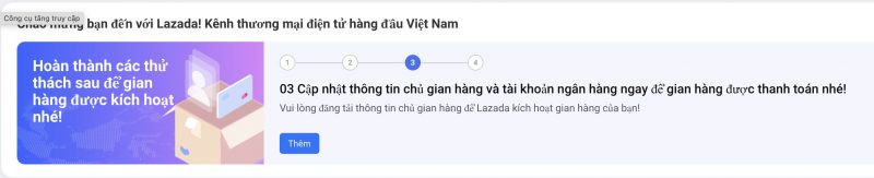 Cập nhật thông tin ngân hàng