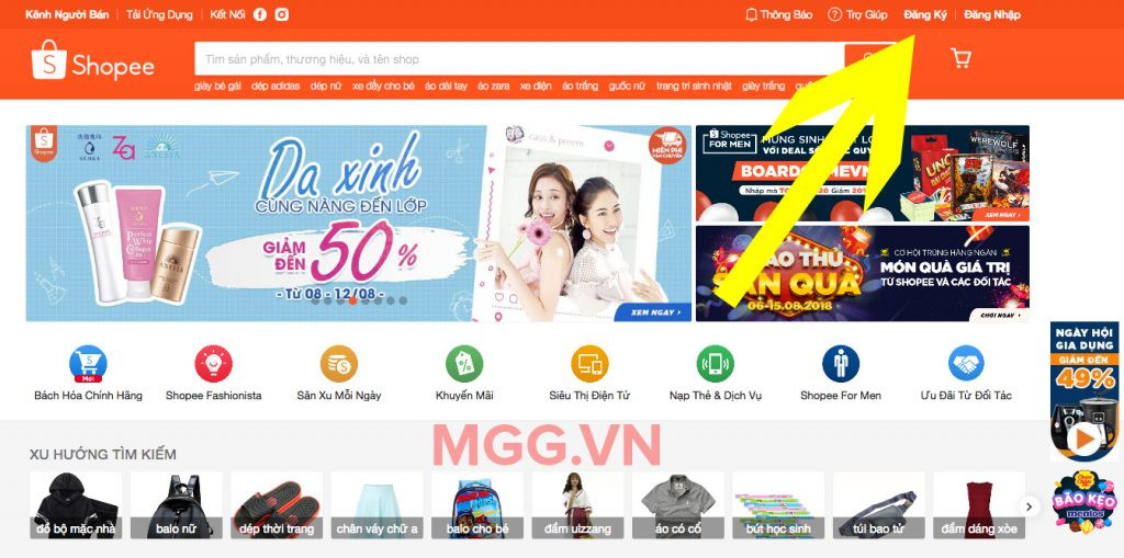 Cách đăng ký bán hàng trên Shopee đơn giản và chi tiết nhất (trên Webiste)