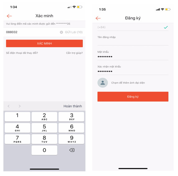 Đăng ký tài khoản