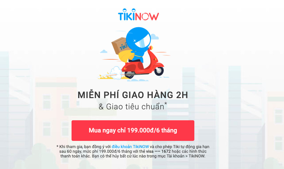 Tiki NOW là gì? Hướng dẫn sử dụng TikiNOW mua hàng Tiki