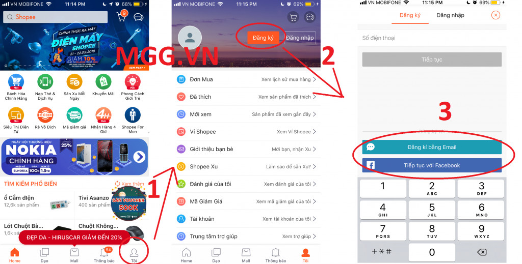 Hướng dẫn mua sắm trên Shopee App