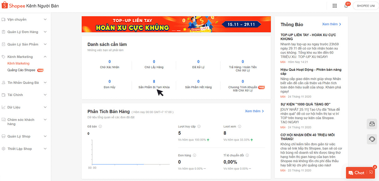 Hướng dẫn tạo ưu đãi Follower trên kênh Marketing