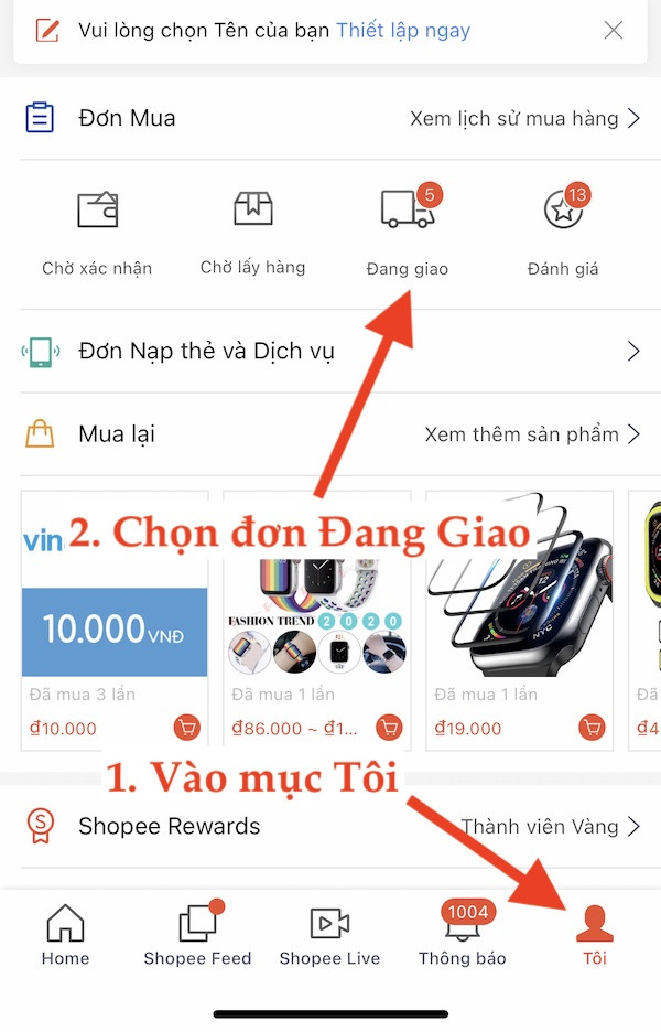 Cách theo dõi đơn hàng Shopee Express, xem đơn đang ở đâu?