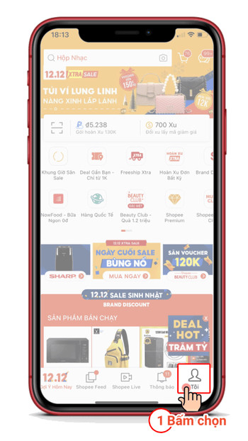 Kích hoạt đơn vị vận chuyển trên ứng dụng Shopee