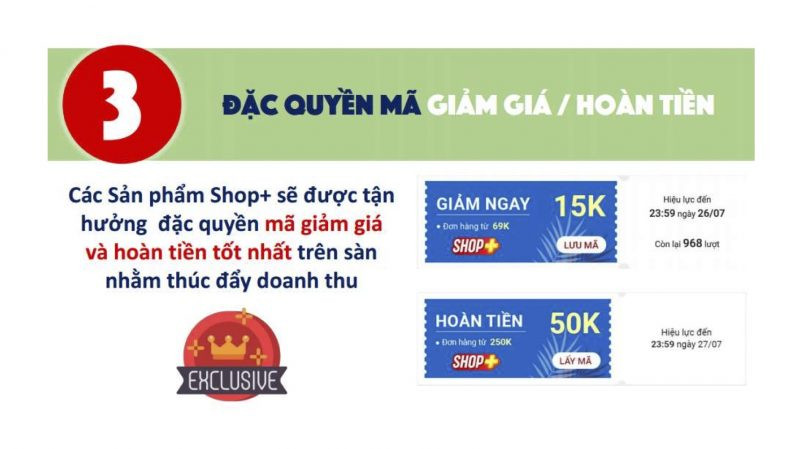 Mã giảm giá và hoàn tiền