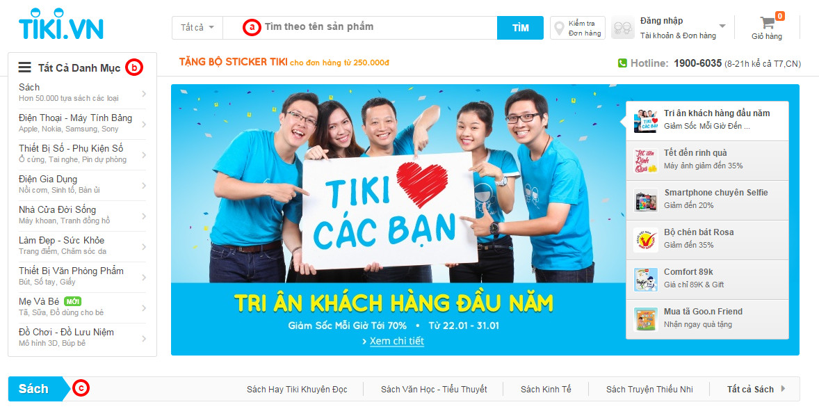 Mô tả sản phẩm trên Tiki