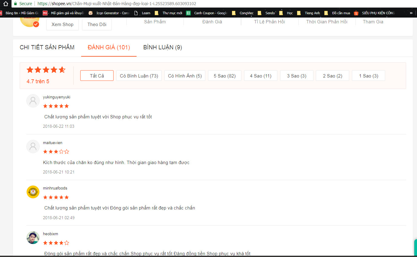 Mua hàng shopee đánh giá sản phẩm từ người dùng