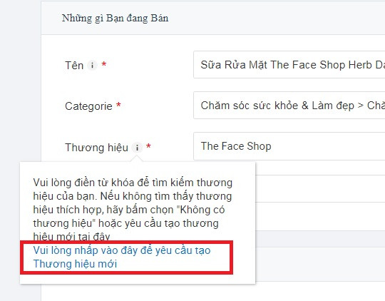 Hướng dẫn tạo thương hiệu trên Lazada bán hàng