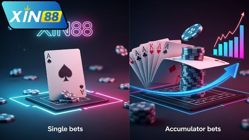 Cược đơn và cược xiên Xin88 chi tiết cho bet thủ